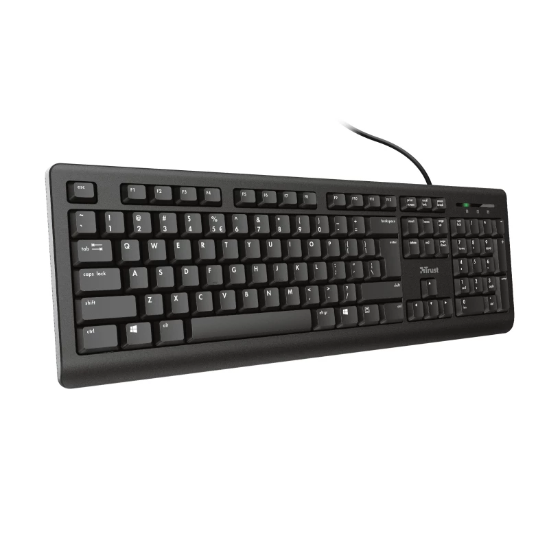 Trust Primo toetsenbord universeel USB AZERTY Belgisch zwart
