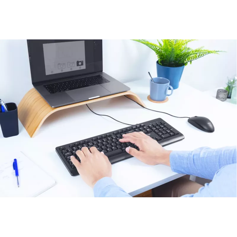 Trust Primo toetsenbord universeel USB AZERTY Belgisch zwart