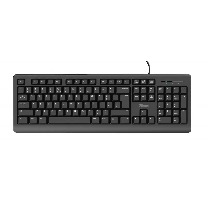Trust Primo toetsenbord muis inbegrepen kantoor USB QWERTY Duits zwart
