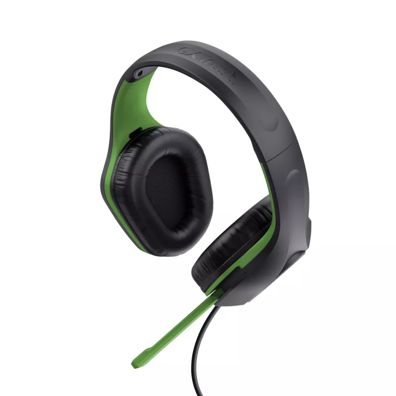 Trust GXT 415X ZIROX headset bedraad hoofdband gaming zwart, groen