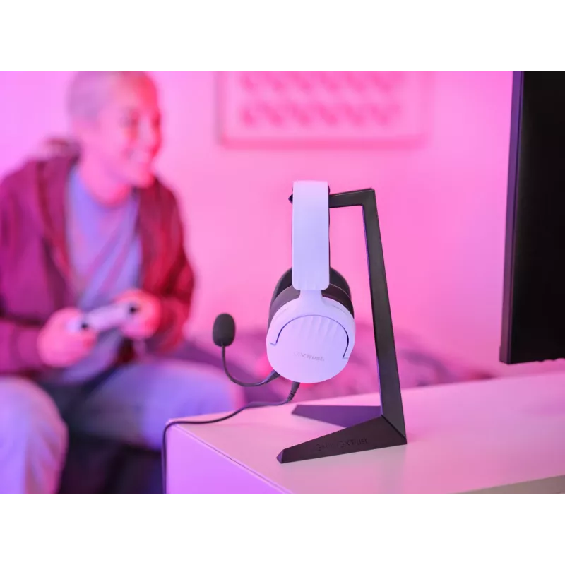 Trust GXT 489P FAYZO headset bedraad hoofdband gaming zwart, paars