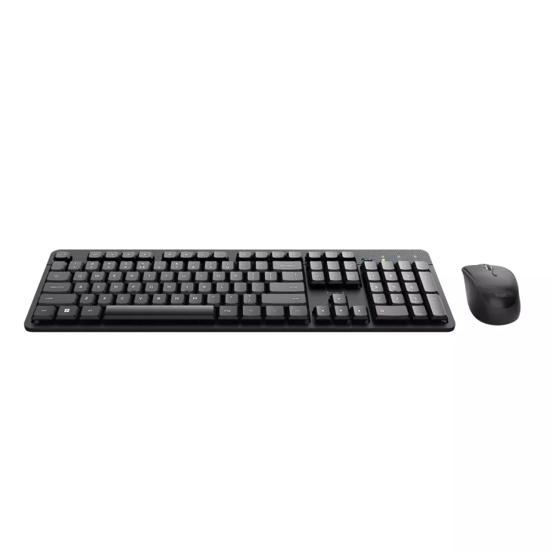 Trust Ody II toetsenbord muis inbegrepen kantoor RF draadloos AZERTY Belgisch zwart