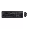 Trust Ody II toetsenbord muis inbegrepen kantoor RF draadloos AZERTY Belgisch zwart