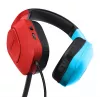Trust GXT 416S Zirox headset bedraad hoofdband gaming zwart, cyaan, rood
