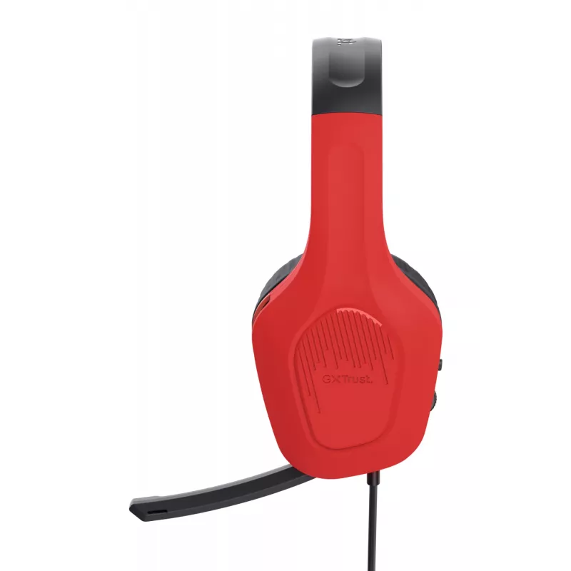 Trust GXT 416S Zirox headset bedraad hoofdband gaming zwart, cyaan, rood