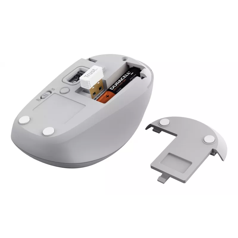 Trust Yvi+ muis universeel dubbelhandig RF draadloos + Bluetooth optisch 1600 DPI