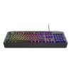 Trust GXT 836 Evocx toetsenbord gaming USB AZERTY Belgisch zwart
