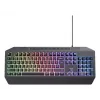 Trust GXT 836 Evocx toetsenbord gaming USB AZERTY Belgisch zwart