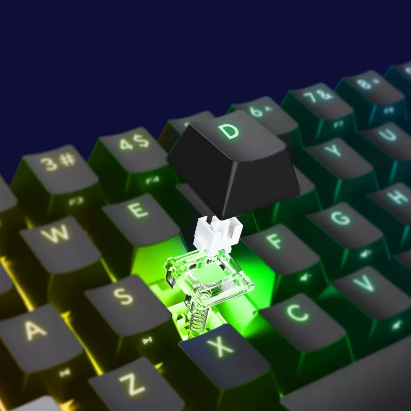 Trust GXT 867 Acira toetsenbord gaming USB AZERTY Belgisch zwart, grijs