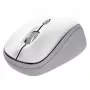 Draadloze optische muis TRUST Yvi+ — dubbelhandig, RF draadloos, 1600 DPI, 4 toetsen, wit