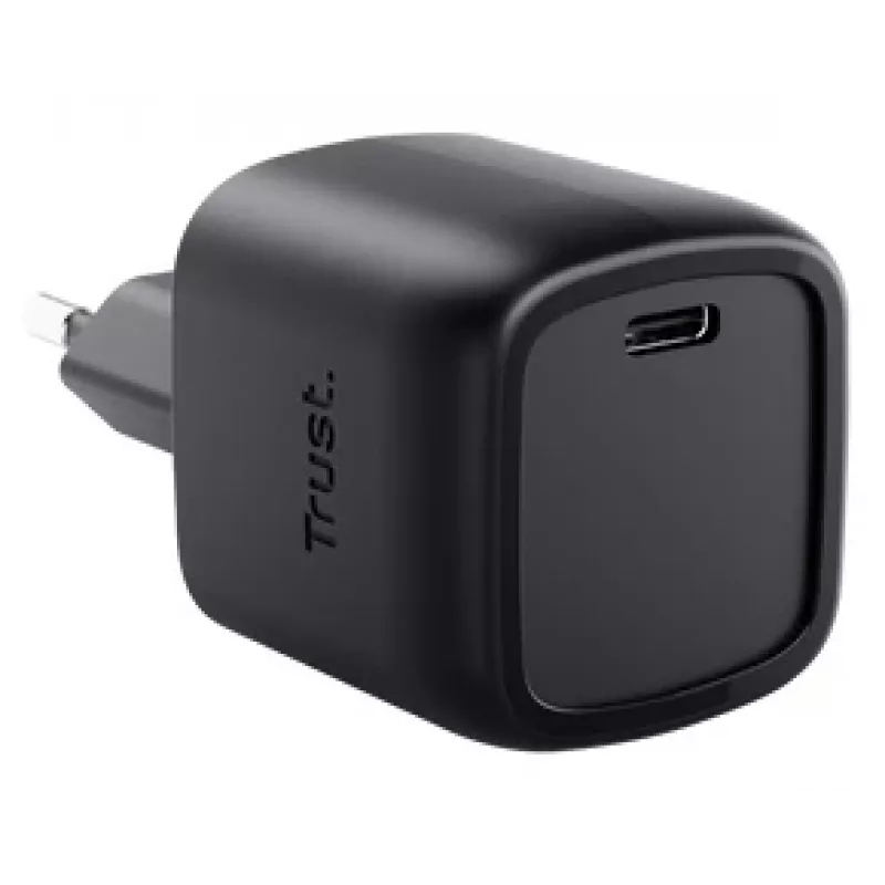 Oplader Trust Maxo 30W USB-C GaN oplader binnen snelladen zwart