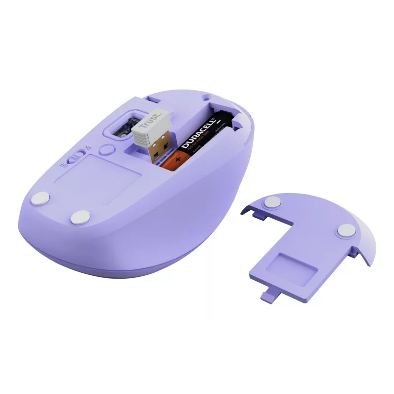 Trust Yvi+ muis universeel dubbelhandig RF draadloos + Bluetooth optisch 1600 DPI