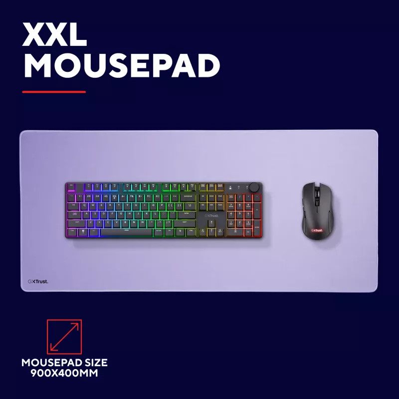 Trust GXT 759P gaming-muismat paars
