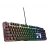 Trust GXT 871 Zora toetsenbord gaming USB AZERTY Belgisch zwart