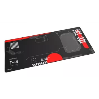 Gaming-muismat TRUST GXT 759 XXL — 900×400 mm, PET, zwart/rood