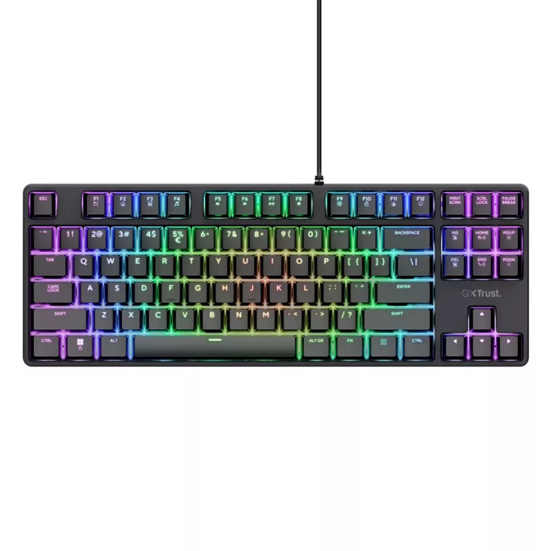 Trust GXT 864 Cada toetsenbord gaming USB QWERTY Engels zwart