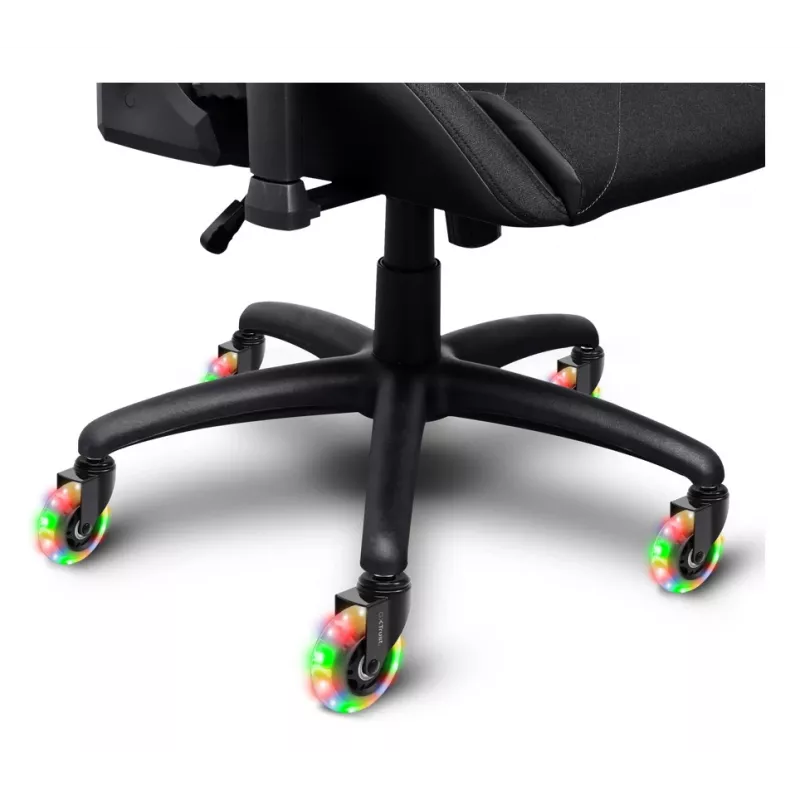 Gaming-stoelwielen TRUST GXT 701 LED-gelwielen voor bureaustoelen, set van 5
