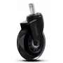 Wielenset voor gaming-stoel TRUST 25804, 5 stuks, zwart, PP/PU, 225 g