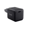 Oplader TRUST Maxo ultra-klein 65W GaN USB-C zwart met 2m kabel