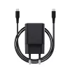 Oplader TRUST Maxo ultra-klein 65W GaN USB-C zwart met 2m kabel
