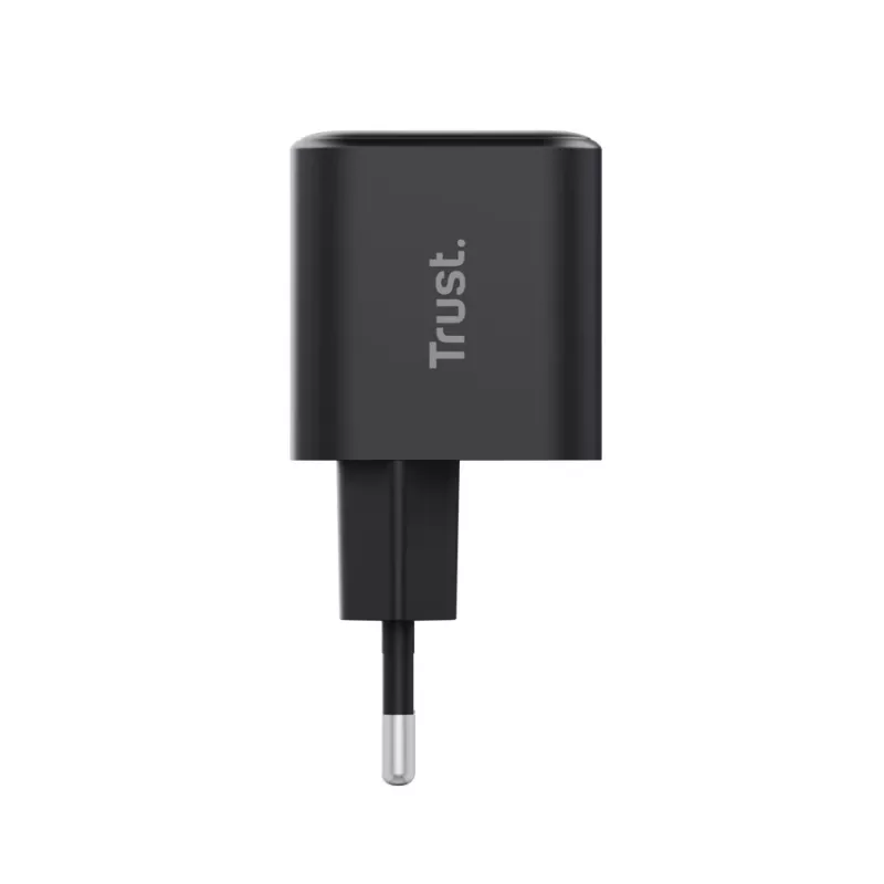 Oplader TRUST Maxo ultra-klein 65W GaN USB-C zwart met 2m kabel