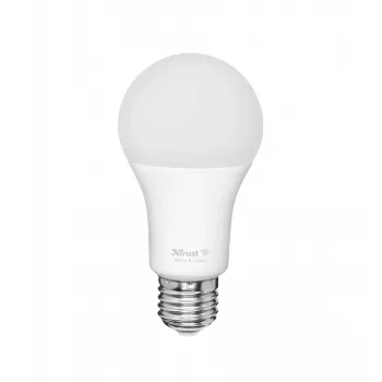 Slimme lamp TRUST 71281 — Wi-Fi, E27-fitting, wit, 60×60×108 mm
