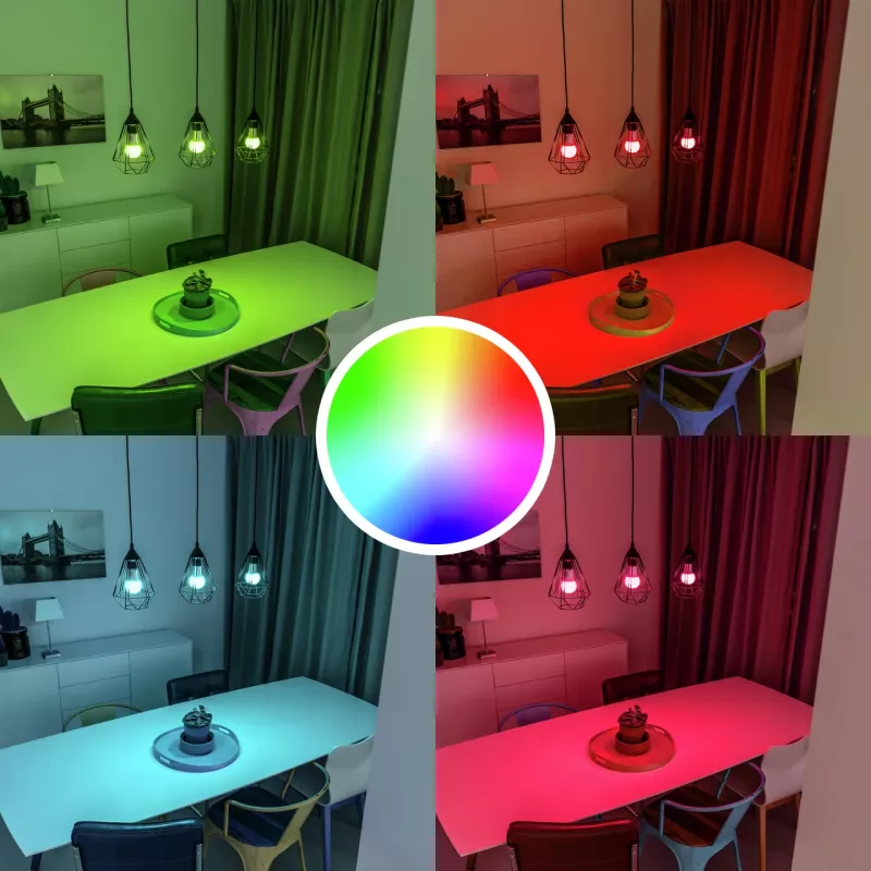 Slimme lamp TRUST 71281 — Wi-Fi, E27-fitting, wit, 60×60×108 mm