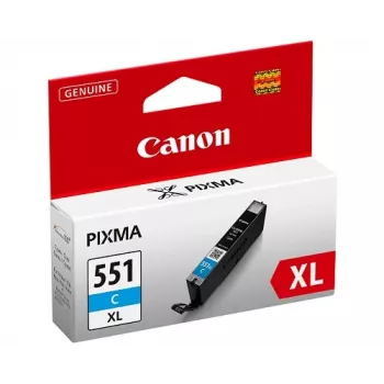 Canon CLI-551XL C w/sec inktpatroon 1 stuk origineel high (XL) yield fotocyaan