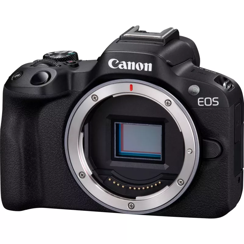 Canon EOS R50 systeemcamerakit met RF-S 18-45mm en RF 75-300mm objectieven
