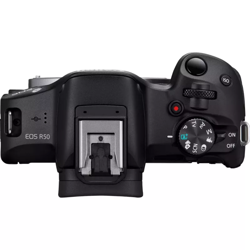 Canon EOS R50 systeemcamerakit met RF-S 18-45mm en RF 75-300mm objectieven