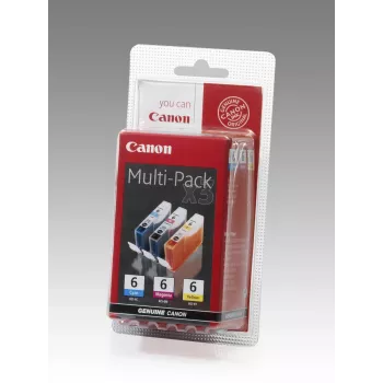 Canon BCI-6 C/M/Y inktpatroon 3 stuks origineel cyaan, magenta, geel