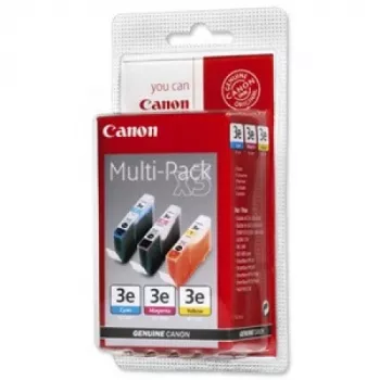 Canon BCI-3e C/M/Y inktpatroon 3 stuks origineel cyaan, magenta, geel