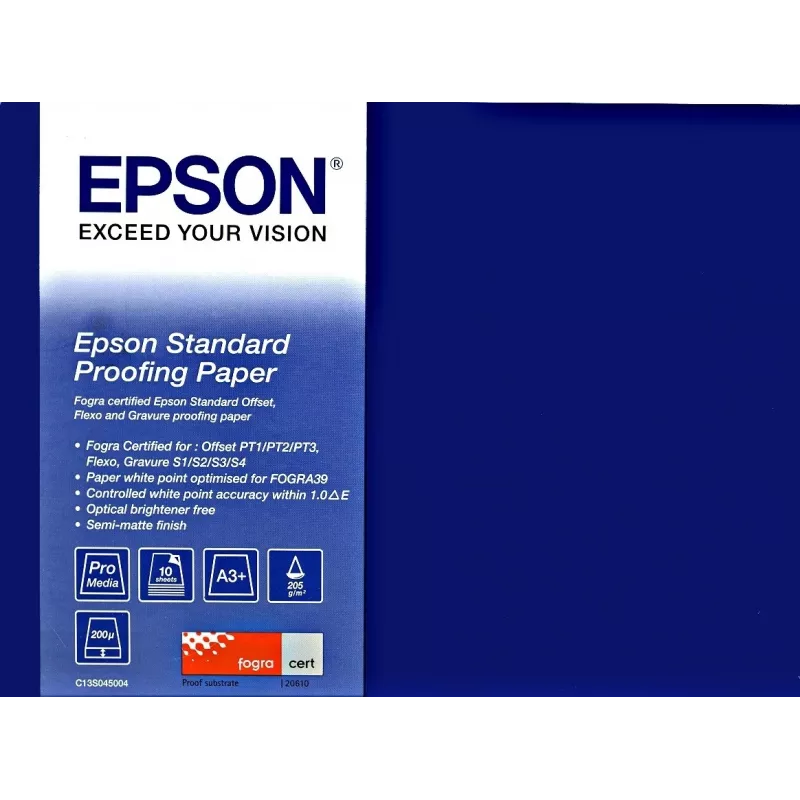 Epson Standard Proofing Paper 240, 24 inch x 30,5 m, 30,5 m, 61 cm, halfmat, 205 g/m²