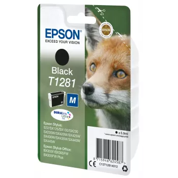 Epson T1281 Fox enkelpack inktpatroon zwart