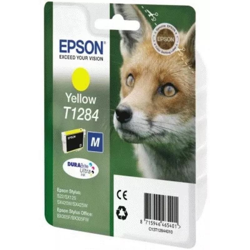 Epson Fox enkelpack geel T1284 DURABrite Ultra inkt