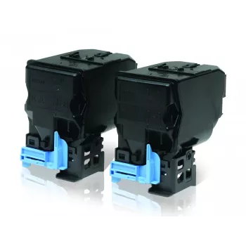 Epson dubbel tonercartridge-pack zwart 6kx2, 6000 pagina's, zwart, 1 stuks