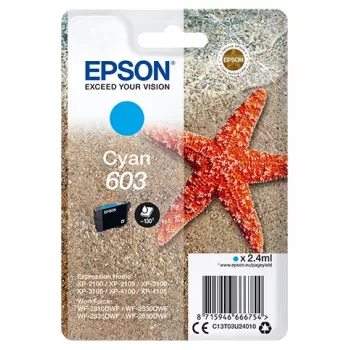 Epson C13T03U24020 inktpatroon 1 stuk origineel standaardbereik cyaan