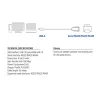 ACT 0,6 m USB-naar-serieel adapter, zwart, 0,6 m, USB Type-A, DB-9, stekker, stekker