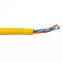 Patchkabel ACT CAT5E U/UTP Litze Geel 305m