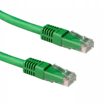 ACT groene 1,5 m LSZH U/UTP CAT6A patchkabel met RJ45-stekkers