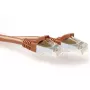 ACT bruine 30,00 meter SFTP CAT6A patchkabel snagless met RJ45-stekkers