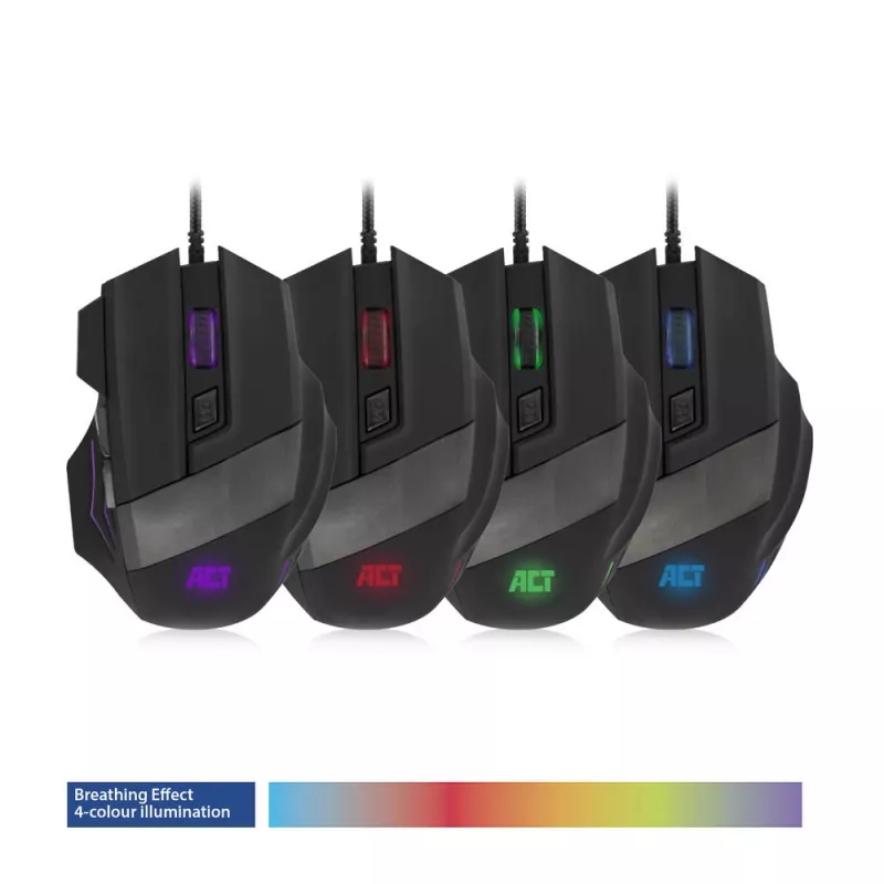 ACT gaming-muis bedrade gaming-muis met verlichting 3200 dpi
