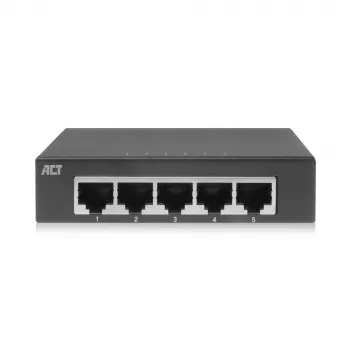 ACT AC4415 unmanaged switch Gigabit Ethernet 5 poorten 10 Gbit/s