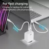 ACT USB-C-oplader 65W 2-poorts met Power Delivery PPS en GaNFast