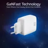 ACT USB-C-oplader 65W 2-poorts met Power Delivery PPS en GaNFast