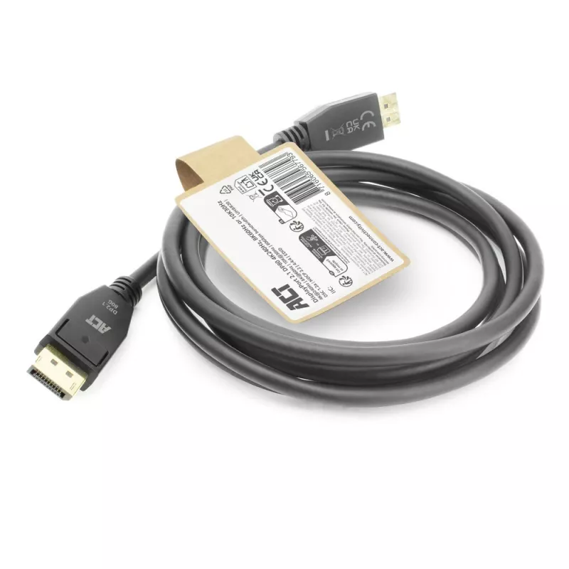 ACT AK4081 DisplayPort-kabel 1 m zwart