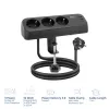 ACT bureau-stekkerdoos met 3 Type-F-stopcontacten, 30W Power Delivery, USB Type-C/A aansluitingen, kabellengte 1,5 meter
