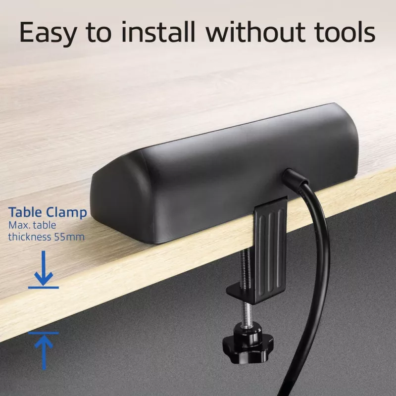 ACT bureau-stekkerdoos met 3 Type-F-stopcontacten, 30W Power Delivery, USB Type-C/A aansluitingen, kabellengte 1,5 meter
