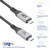 ACT USB4 80Gbps Thunderbolt 5 kabel 240W USB Type-C, USB-IF gecertificeerd, 1,5 meter
