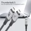 ACT USB4 80Gbps Thunderbolt 5 kabel 240W USB Type-C, USB-IF gecertificeerd, 1,5 meter